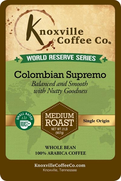 KCC World Reserve Colombian Supremo Coffee