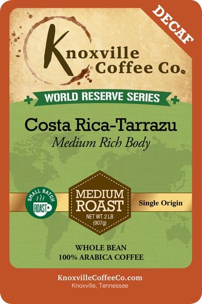 KCC World Reserve Costa Rica Decaf Coffee