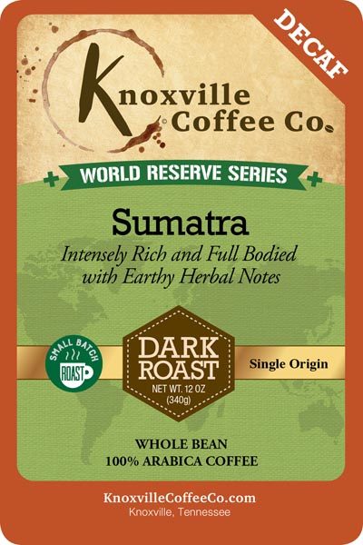 KCC World Reserve Sumatra Decaf Coffee