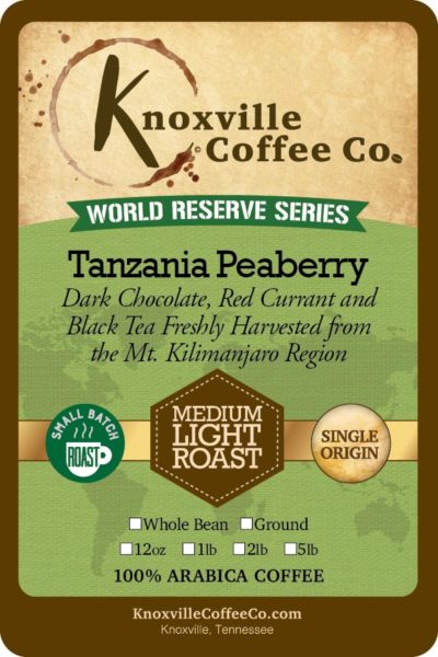 Knox Coffee World Reserve Tanzania